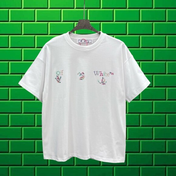 OFF-WHITE Crew neck, short - Picture 1 of 7